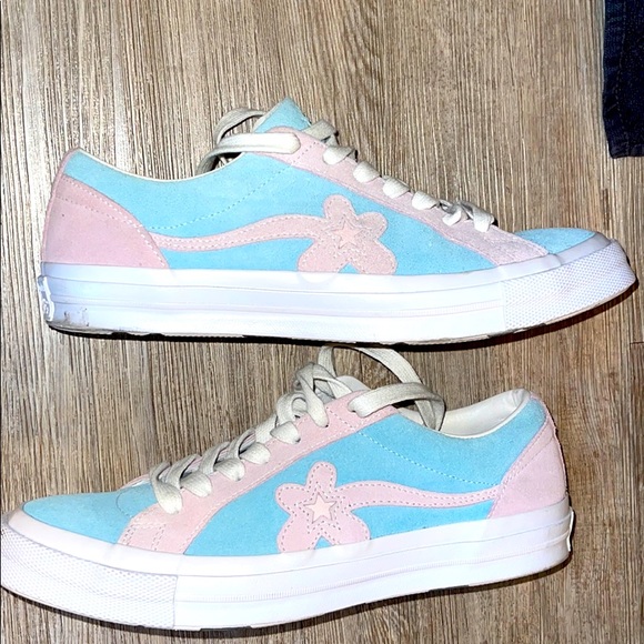 Golf Le Fleur/Converse one-star Ox Light blue/pink